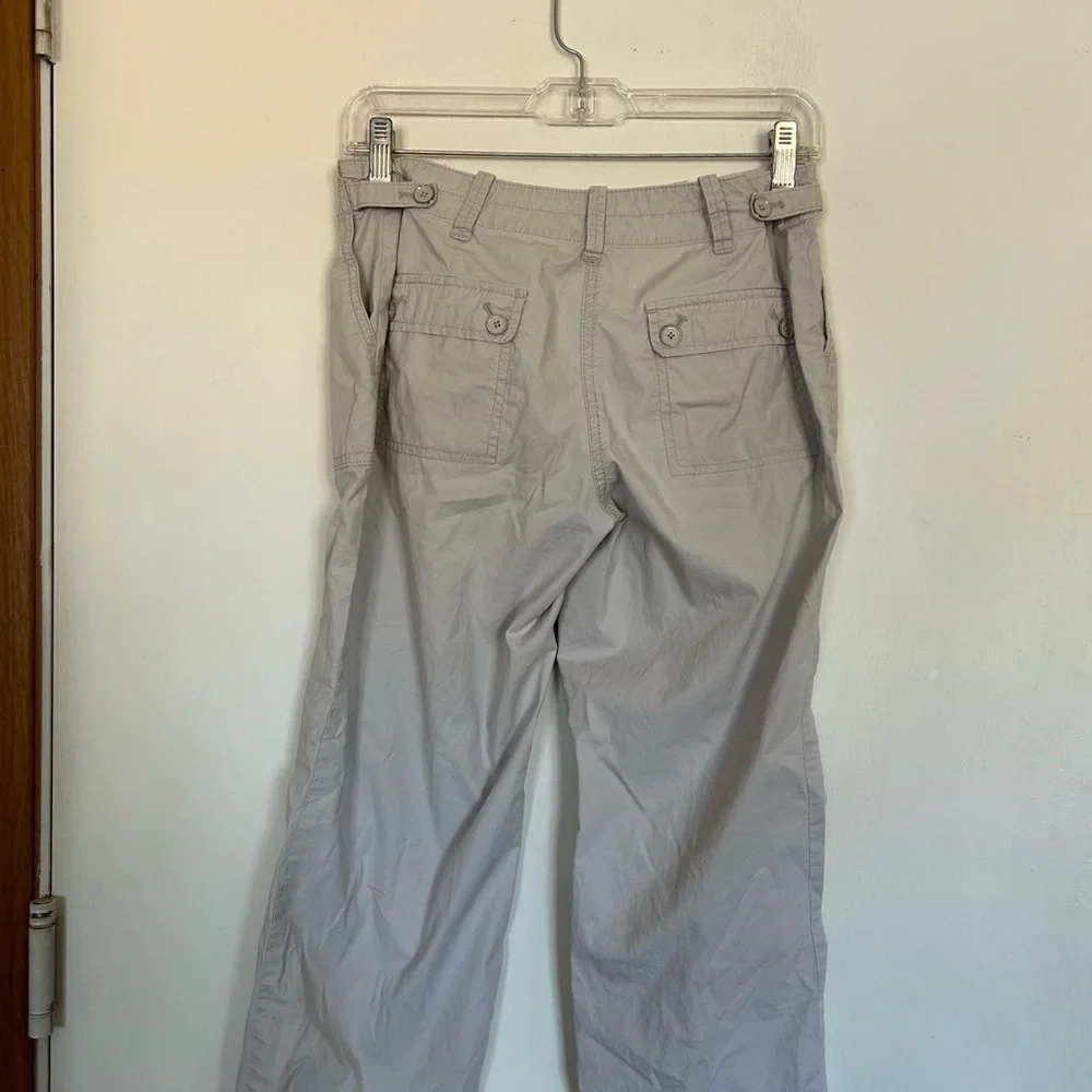 Talbots ladies signature size 2P khaki, cargo cropped bottoms